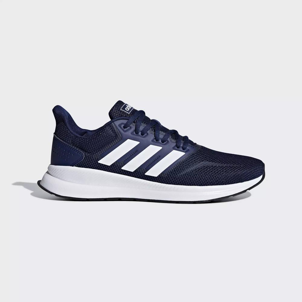 Adidas Runfalcon Tenis Para Correr Azules Para Hombre (MX-52546)